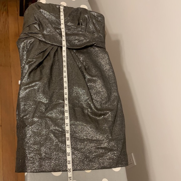 Tahari | Cocktail strapless dress | charcoal grey - Picture 11 of 11